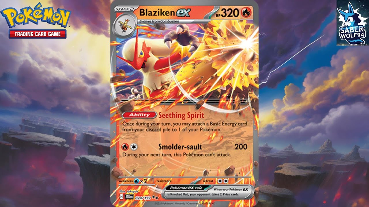 Pokemon TCG Live Blaziken EX Gouging Fire EX Deck!!