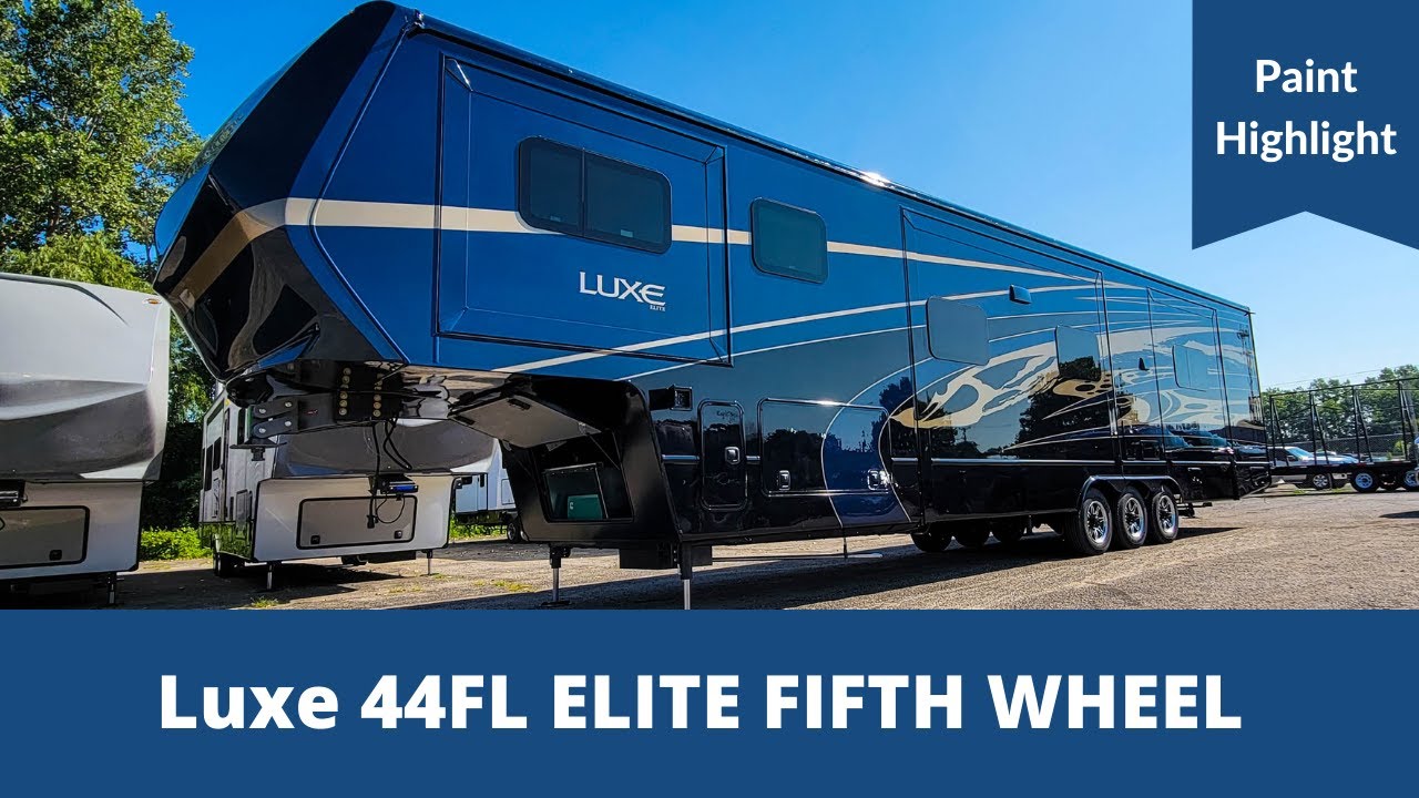 Luxe 44FL Elite Paint Highlight, Best Fifth Wheel Paint
