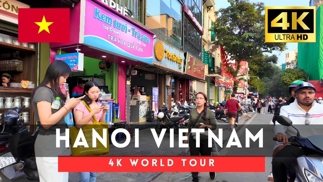 🇻🇳Hanoi, Vietnam Walking Tour - 4K Downtown tour｜Dec 2025
