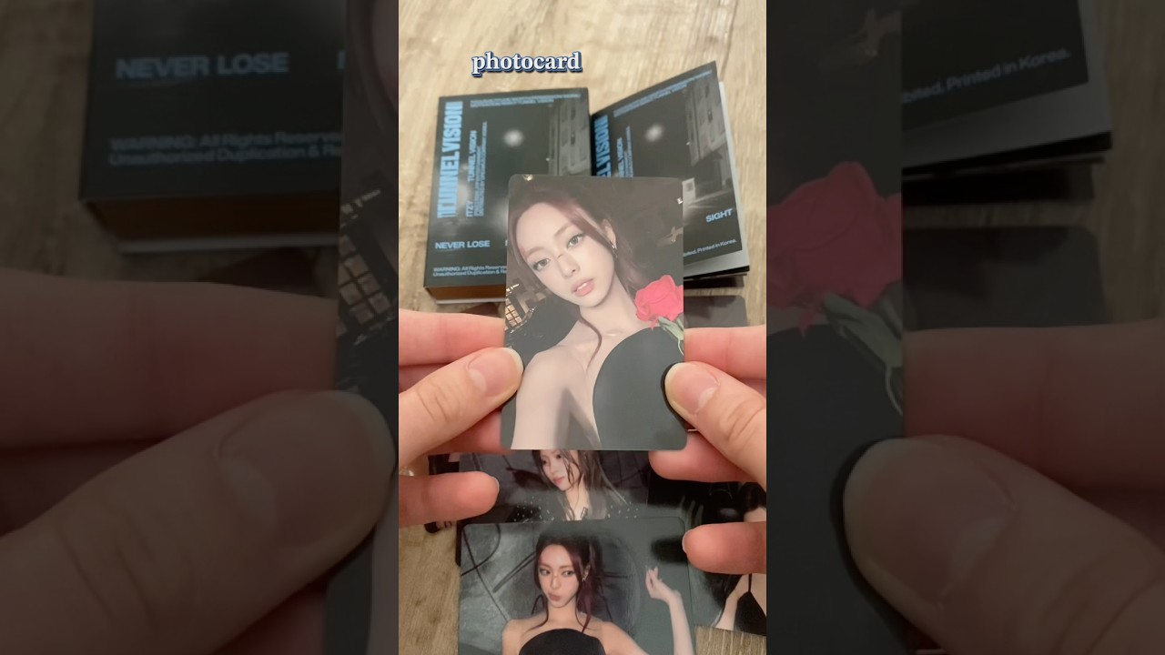 Itzy tunnel vision poca album unboxing #kpop #album #itzy #yeji #korea #asmr #shopping #concert