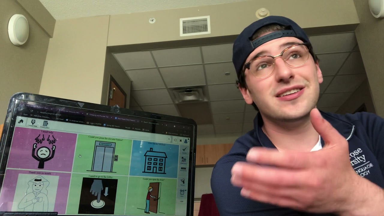 Adult AAC Intervention Demonstration with Modeling
