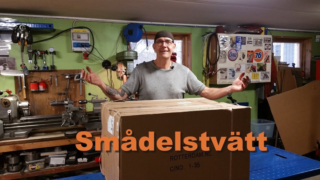 Införskaffat en smådelstvätt till DDs garage.