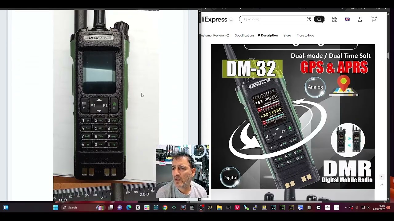 МОДЫ ПРОШИВКИ /ОРИГИНАЛ - Baofeng DM32 (инвертированный экран CB Mod)