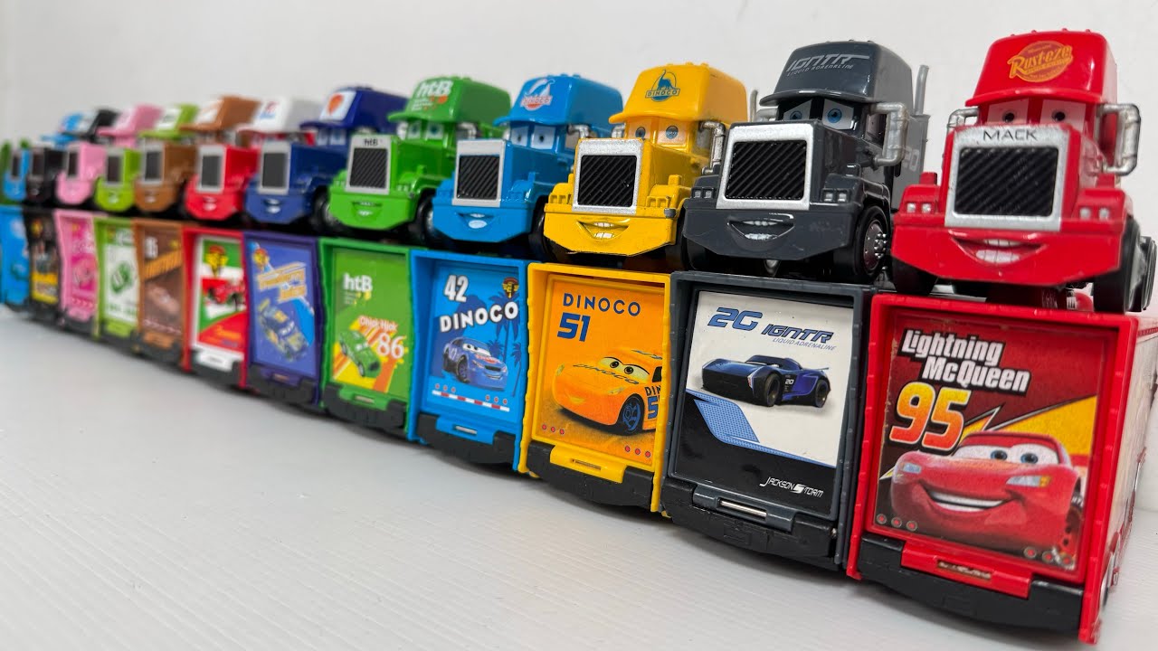 Disney Pixar Cars Unboxing Review l Lightning McQueen Collection Racing Cars | Sliding Cars ASMR 