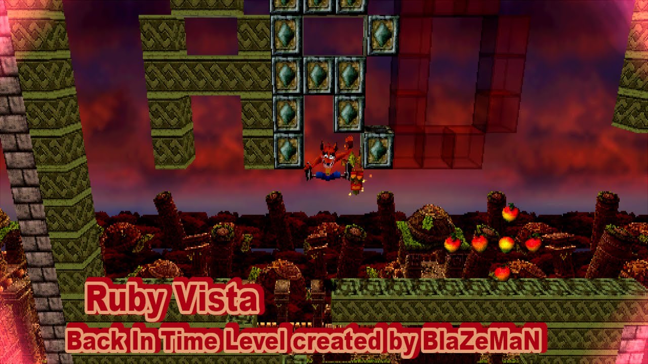 Ruby Vista Crash Bandicoot Back In Time Level Walkthrough