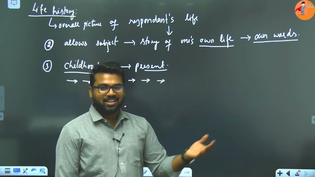 Unit 8 #researchmethods | Life History and Oral History | Paper 1 | #anthropology  for UPSC/PCS/NEET