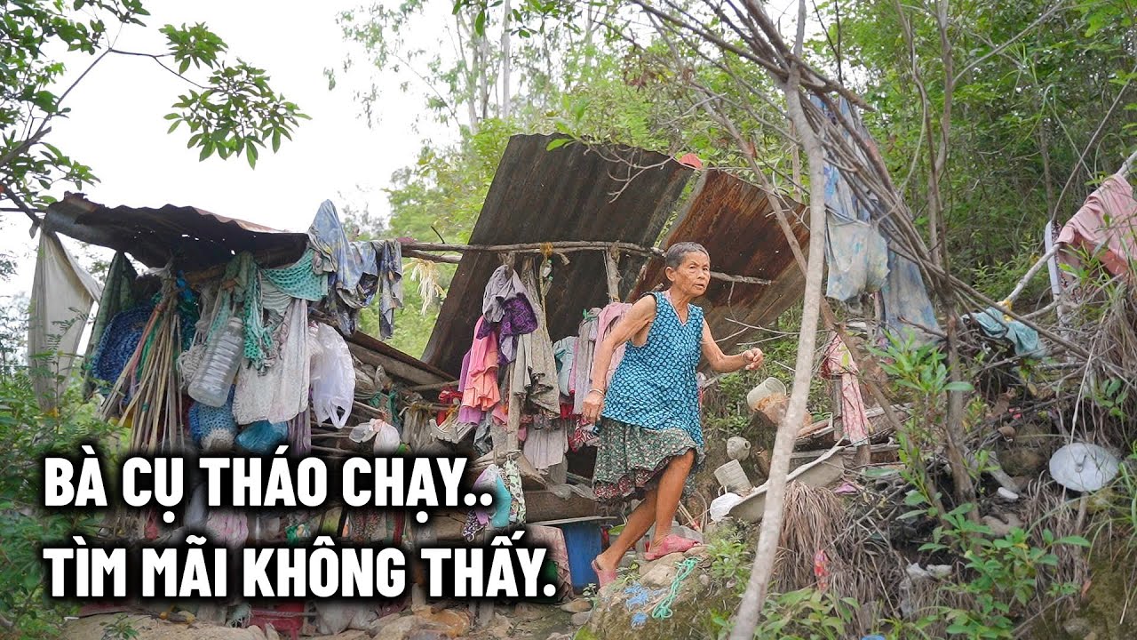 Bà Lão trên núi tháo chạy khi gặp Người cuộc sống khốn khổ khi mưa gió