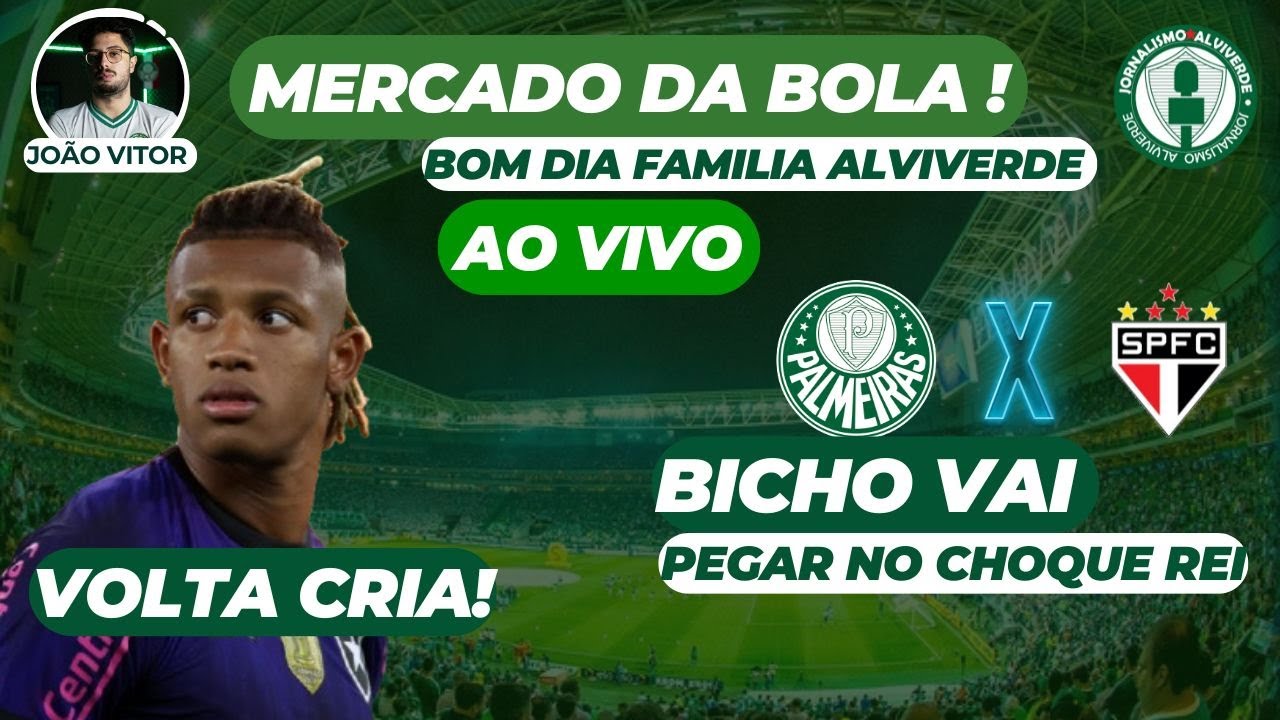 Danilo PODE VOLTAR ao Palmeiras? Mercado ferve + Choque-Rei no sábado!