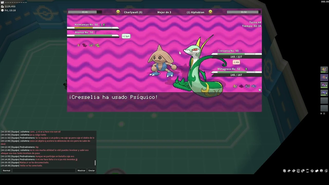 Combate vgc pokemmo