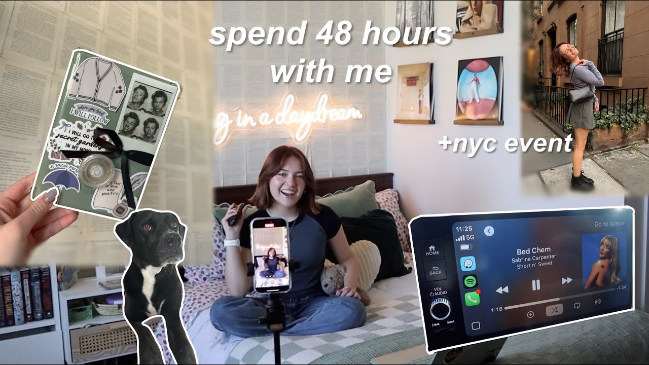 spend 48 hours with me (reset, unpacking, being productive)🧳🎧🫶🏻