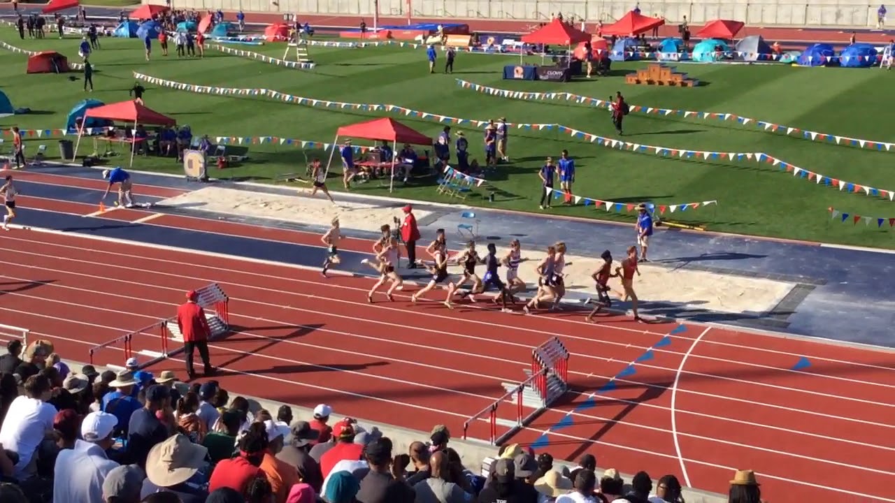 Boys 1600m Heat 2 of 2-2019 T&F CIF State Prelims