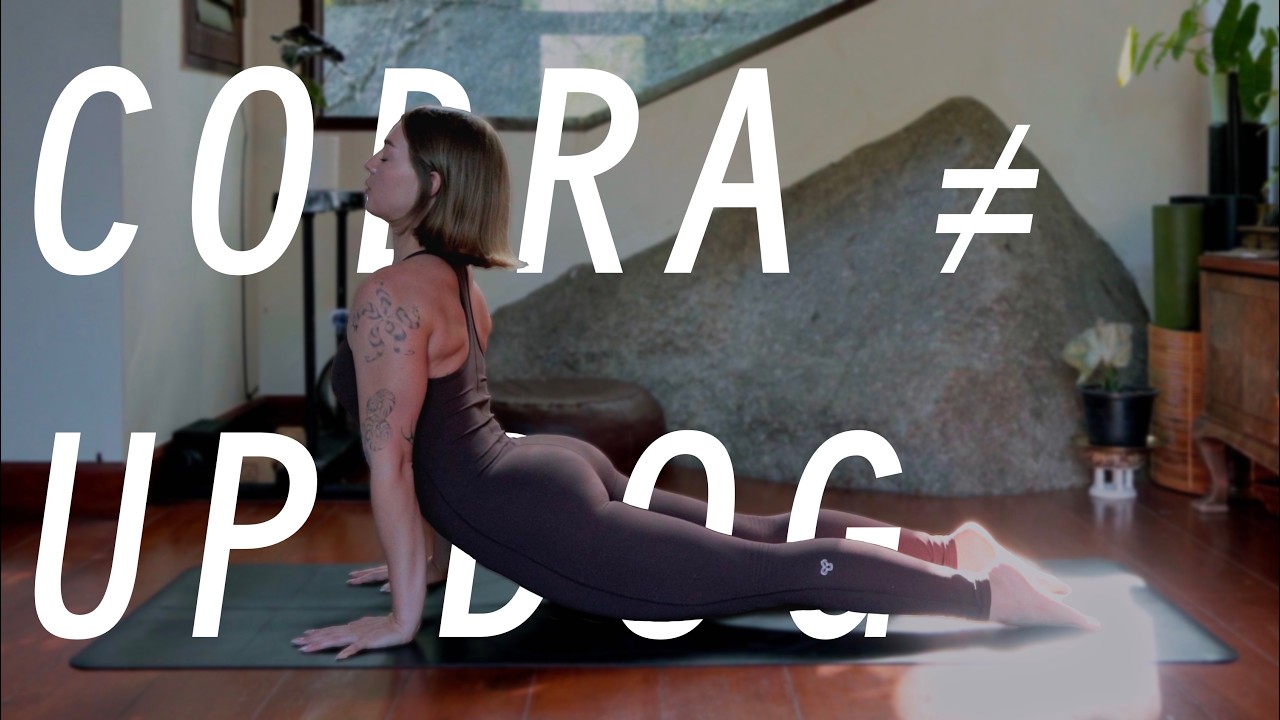 Upward Facing Dog Explained | Alignment, Engagement & Cobra vs Up Dog