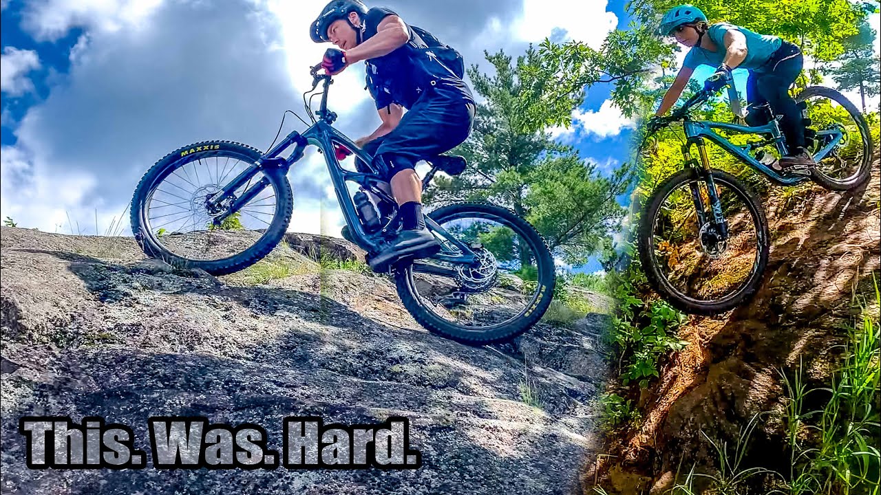 Up and Down on Bareback Trail... A Difficult and Awesome Ride at Harlow Lake Ride in Marquette, MI