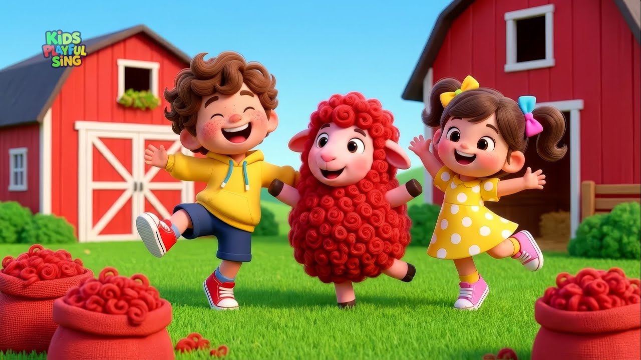 Baa Baa Black Sheep & Colorful Friends | Farm Animals Song for Kids | Nursery Rhymes