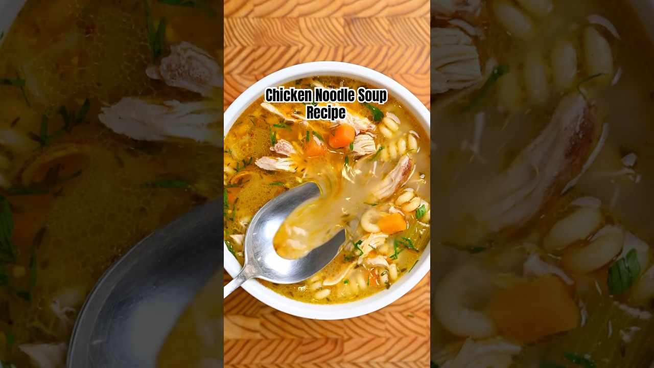 The best Chicken Noodle Soup Recipe!!  #easyrecipes #soupseason