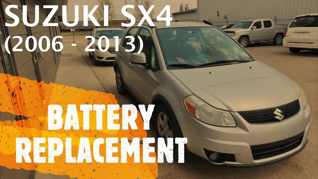 Suzuki SX4 - BATTERY REMOVAL / REPLACEMENT (2006 - 2013)