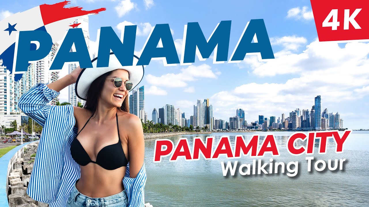 [4K] 🇵🇦 Panama City Explored | Oceanfront Parks & Modern Architecture Tour