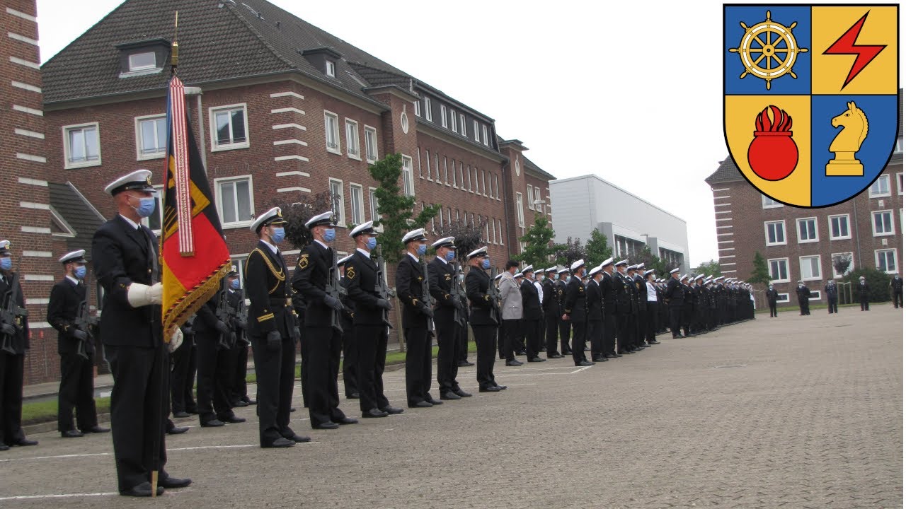 Übergabeappell Marineoperationsschule (MOS) Bremerhaven Kapitän Bödeker zu Grimm 20.08.2021