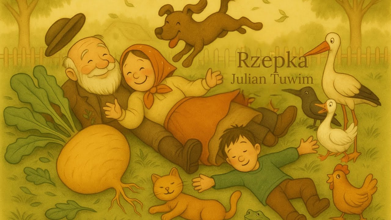 Rzepka Julian Tuwim 🌱📖 wiersz z zagadkami | RetroBajki