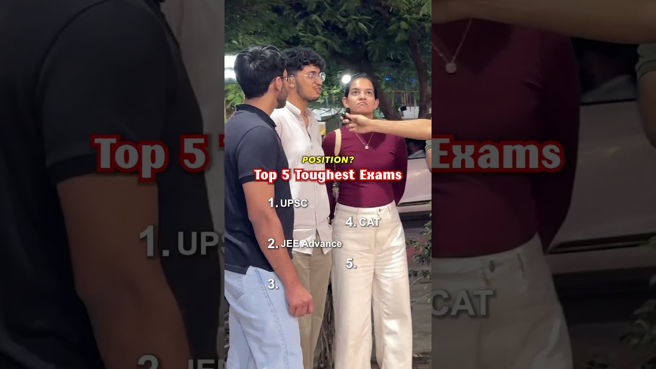 Top 5  Toughest Exams in India