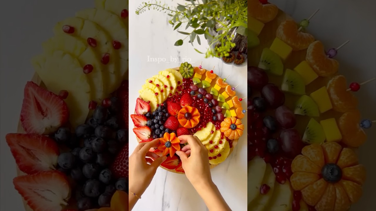 Easy & Beautiful Fruit Board Styling Ideas 🍓✨ | Summer Platter Inspiration 🌈 #shortvideo