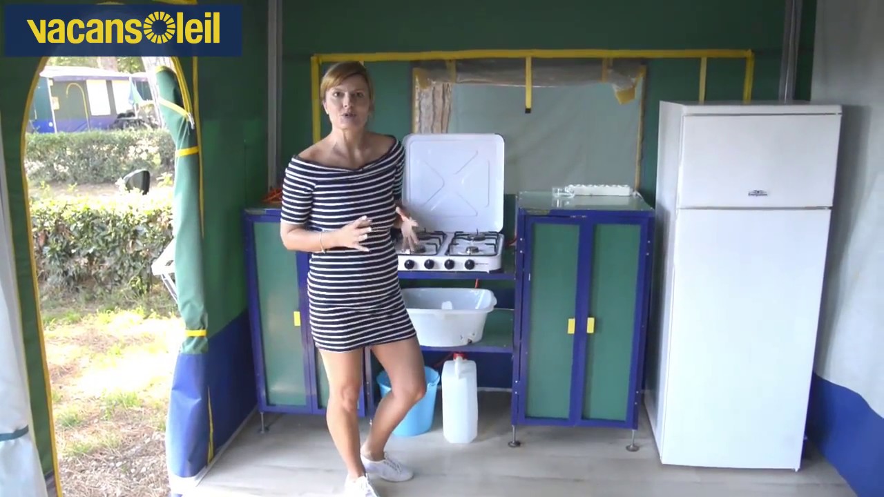 Vacansoleil Kempingi Najlepsze dla Dzieci - prezentacja namiotu