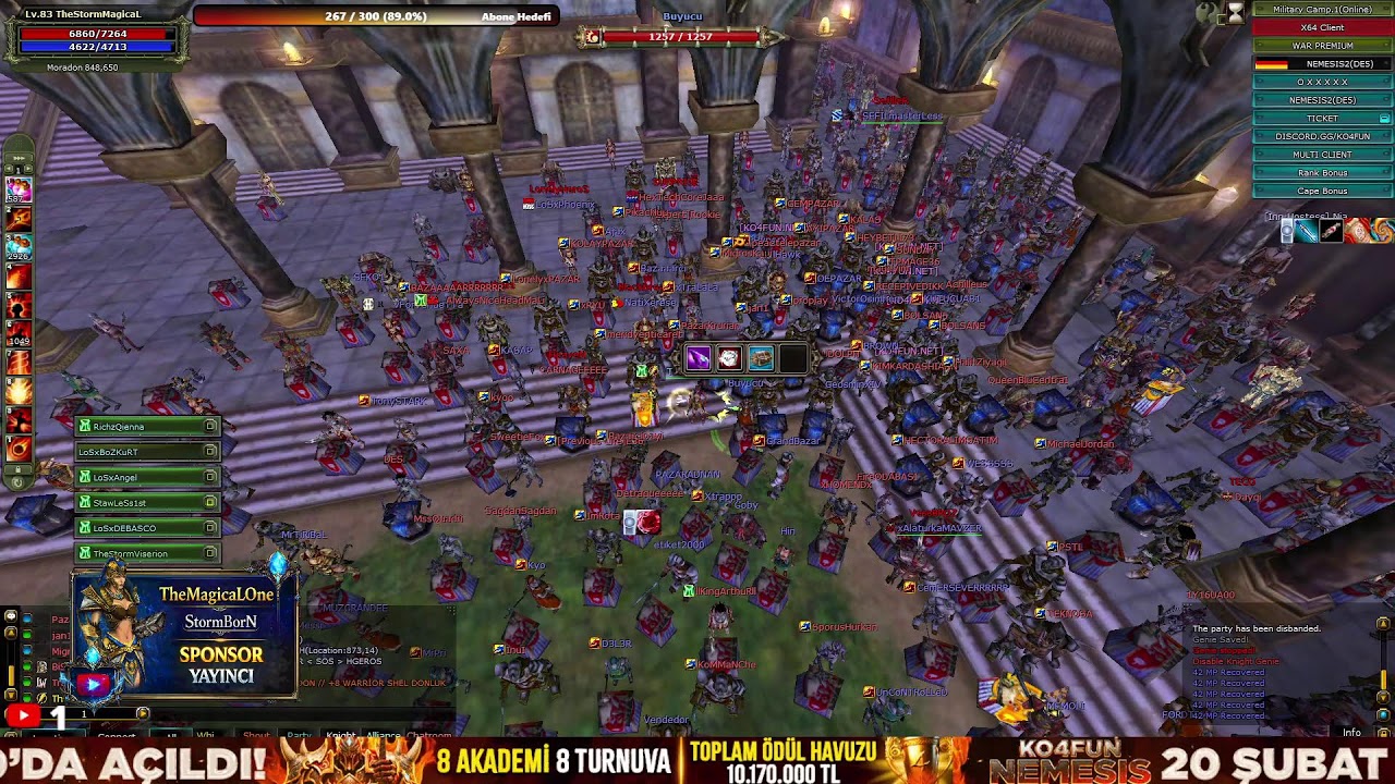 #KO4FUN 🏆  TheMagicaLOne / Mage PK 🔥NEMESIS AÇILDI 🔥 #Knight Online PVP #Canlı Yayın