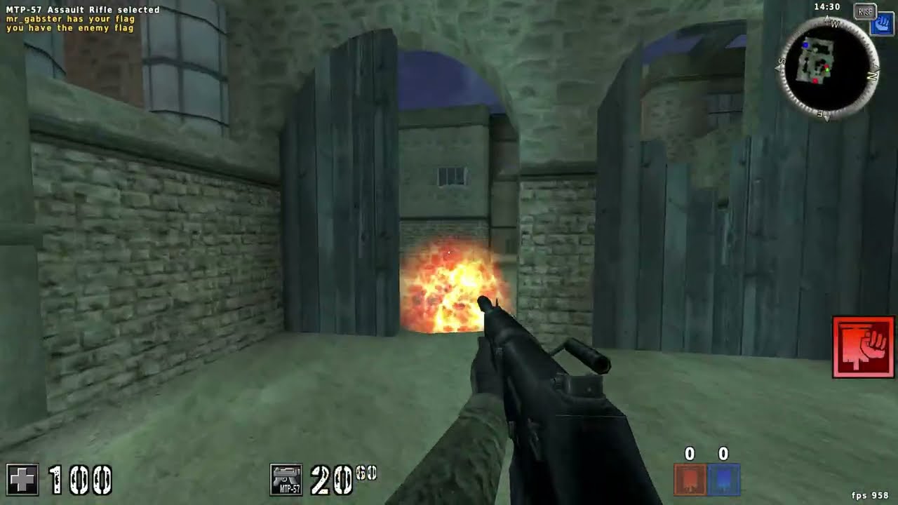 Assaultcube - इकलौता - Capture The Flag | 9