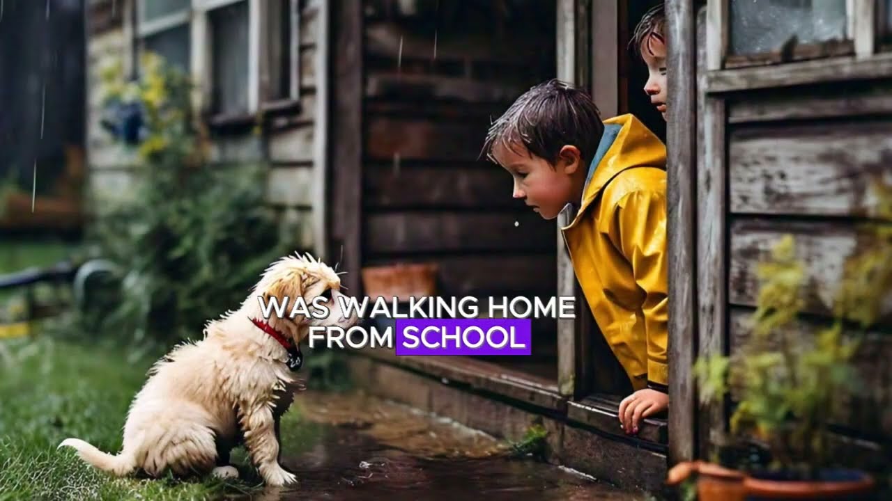 The Poor Dog rescued a rich man son