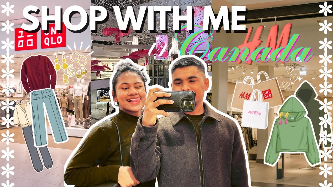 Shopping in Canada| H&M, Ardene, Uniqlo, Sri Lankan couple