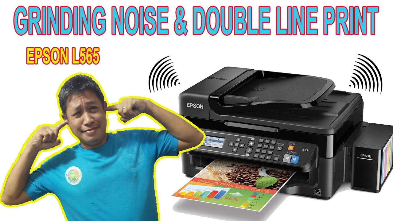 GRINDING NOISE & DOUBLE LINE PRINT ON EPSON L565 PRINTER
