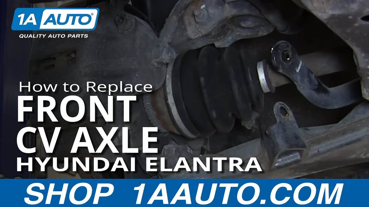 How to Replace Front CV Axle 01-06 Hyundai Elantra