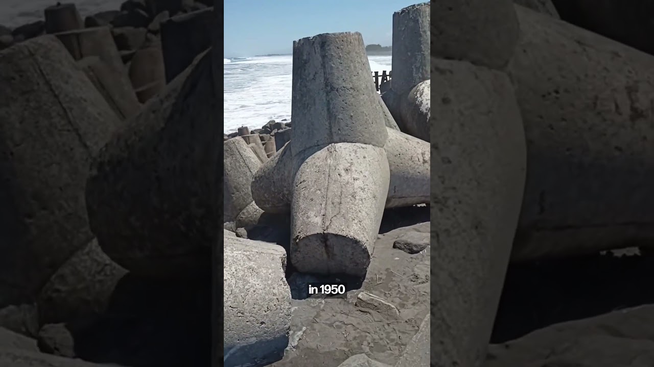 Tetrapods revolutionize coastal protection with #Engineering #CoastalDefense #Oceanography