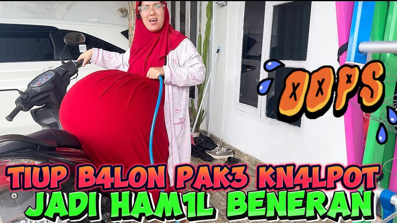 DRAMA MaMA HamIL🙏🔥KAGET T1UP B4L0N DALAM B4Ju KN4LP0T M0T0R JAD1 HAM1L BENERAN MELAH1RKAN  AA NANB1N