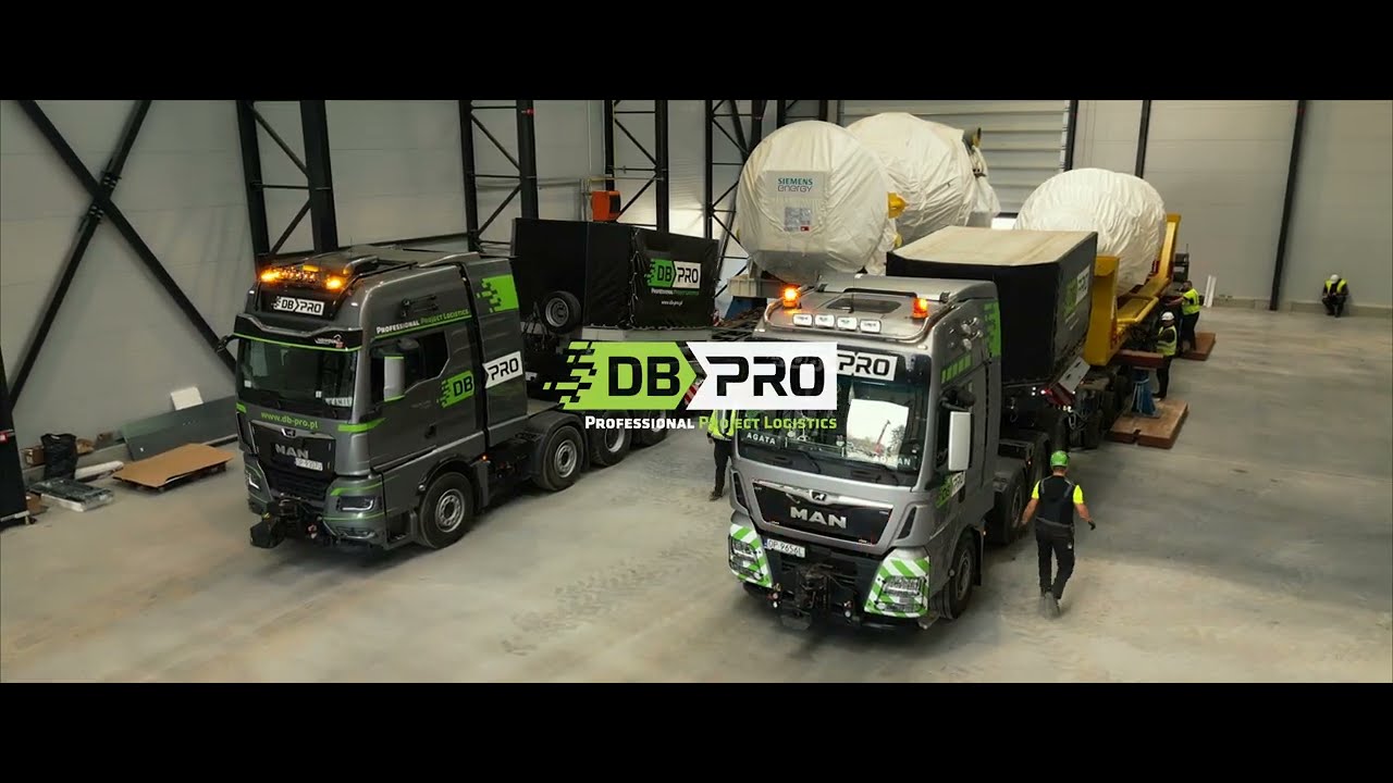 Transport of 229t Turbine from river port to Heavy Cargo Center by DB-PRO
