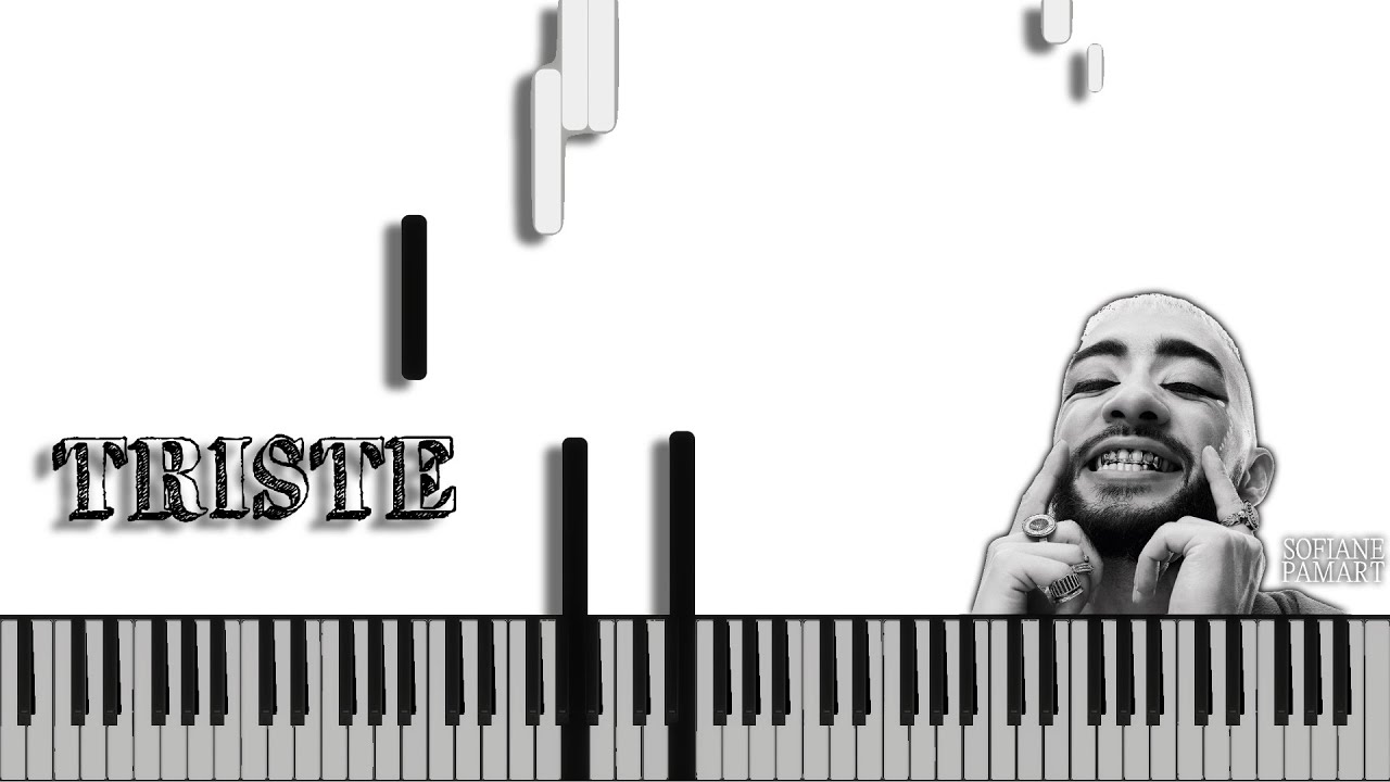 Sofiane Pamart - Triste [Piano Tutorial]
