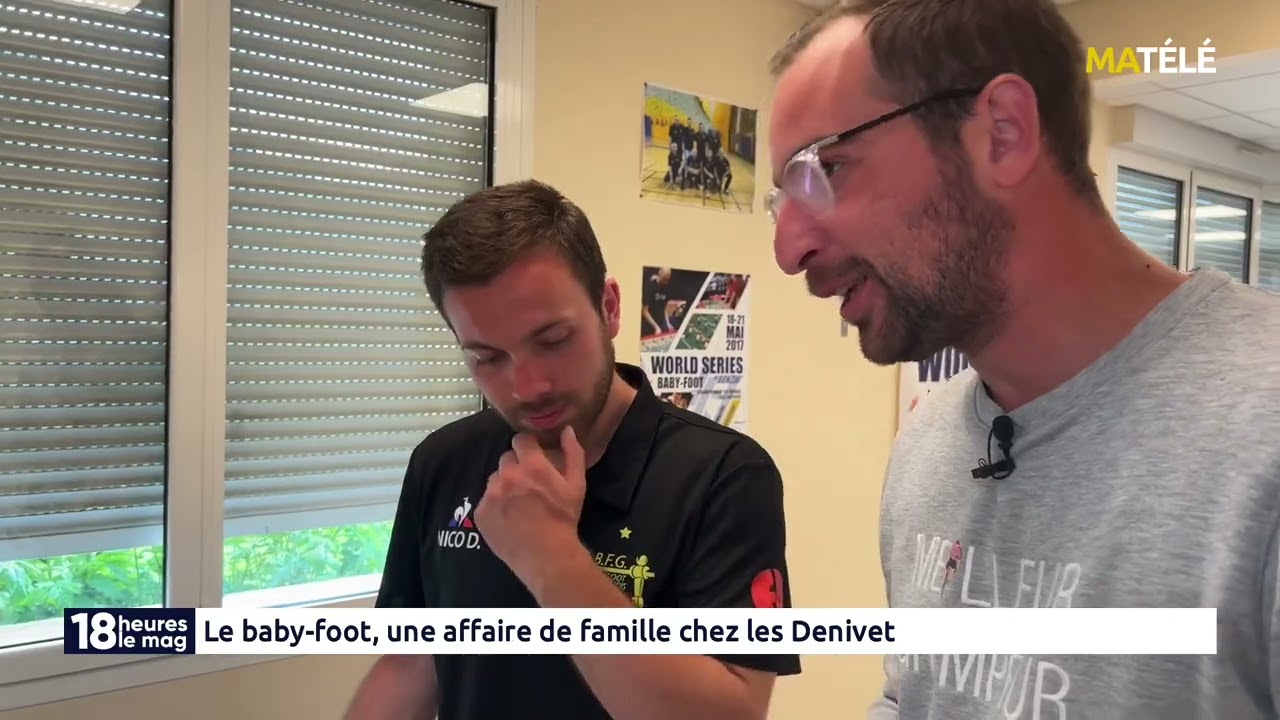 Le baby-foot, une affaire de famille chez les Denivet