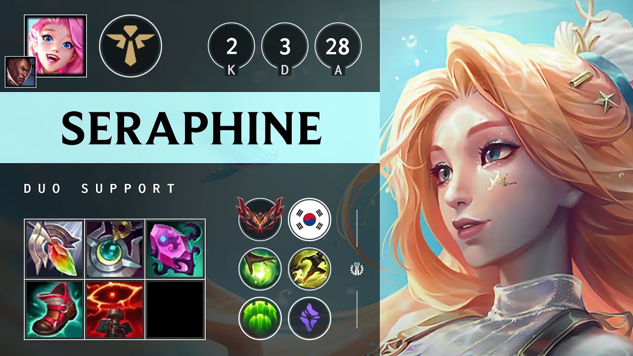 Seraphine Support vs Nautilus - KR Grandmaster Patch 25.21
