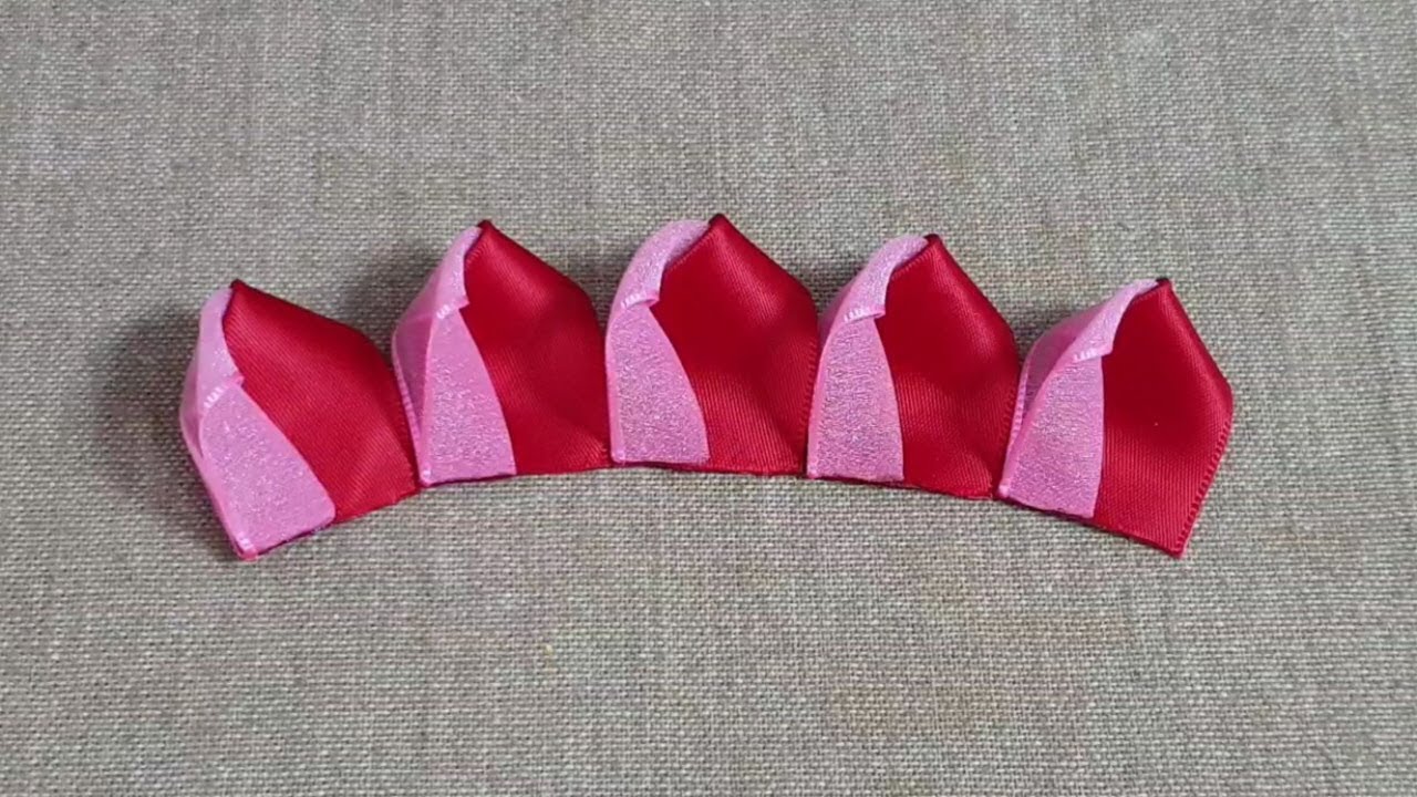 Amazing Ribbon Flower Work - Hand Embroidery Flowers Design - Sewing Hacks - DIY Easy Flower Making