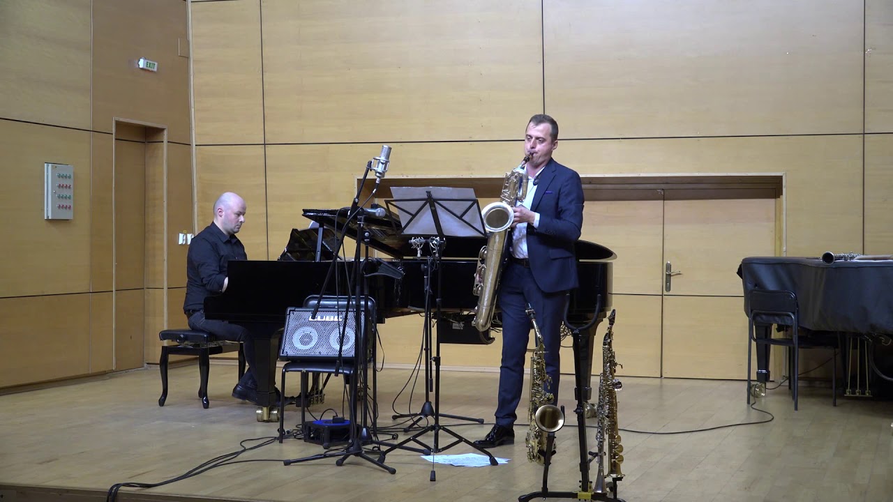 Ciprian Porumbescu - Dorul pentru saxofon bariton si pian (Laurentiu Reut)