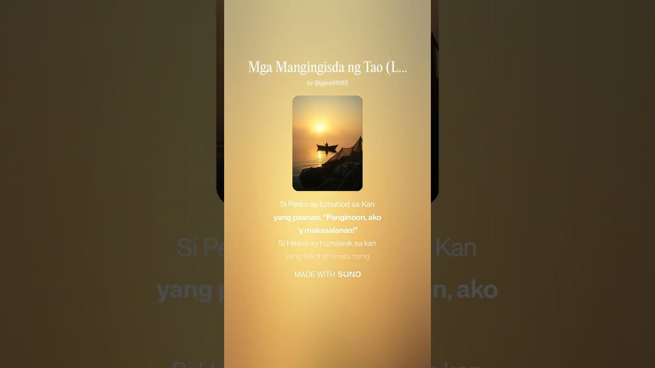 Mga Mangingisda ng Tao Lucas 5 1 11