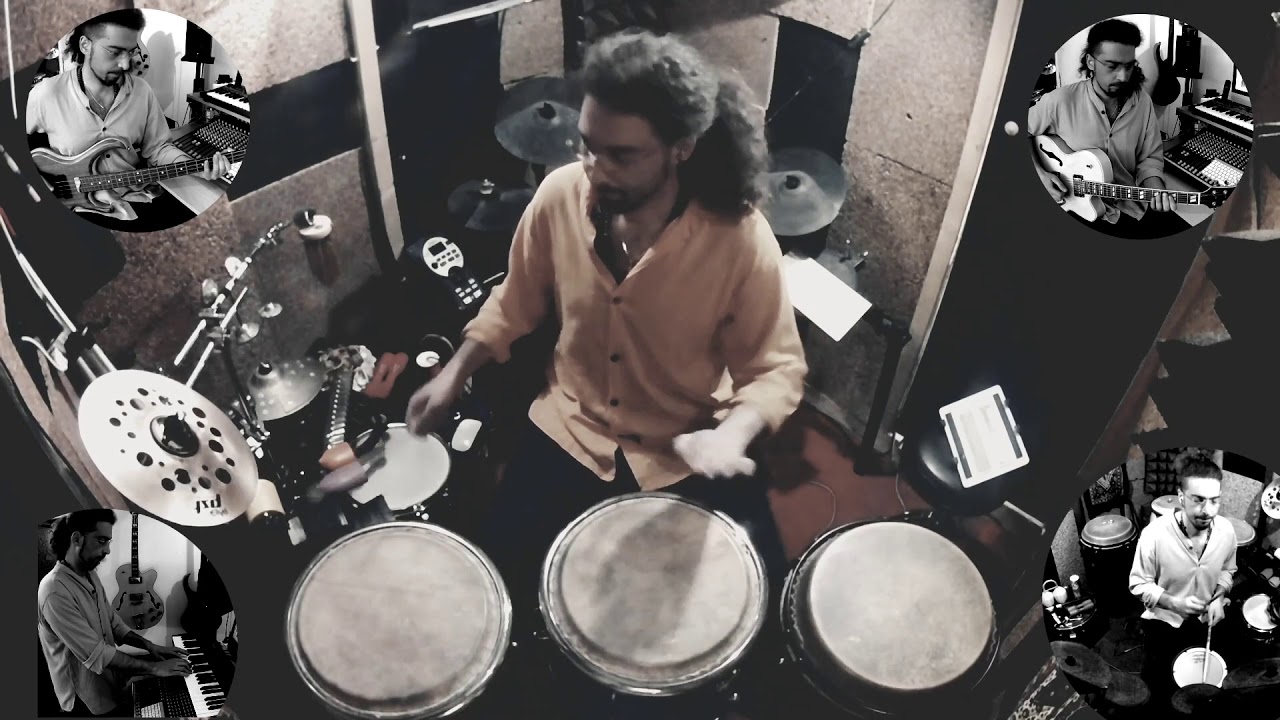 My multi percussion set - Afro Beat Funky Percussion Grooves - some ideas
