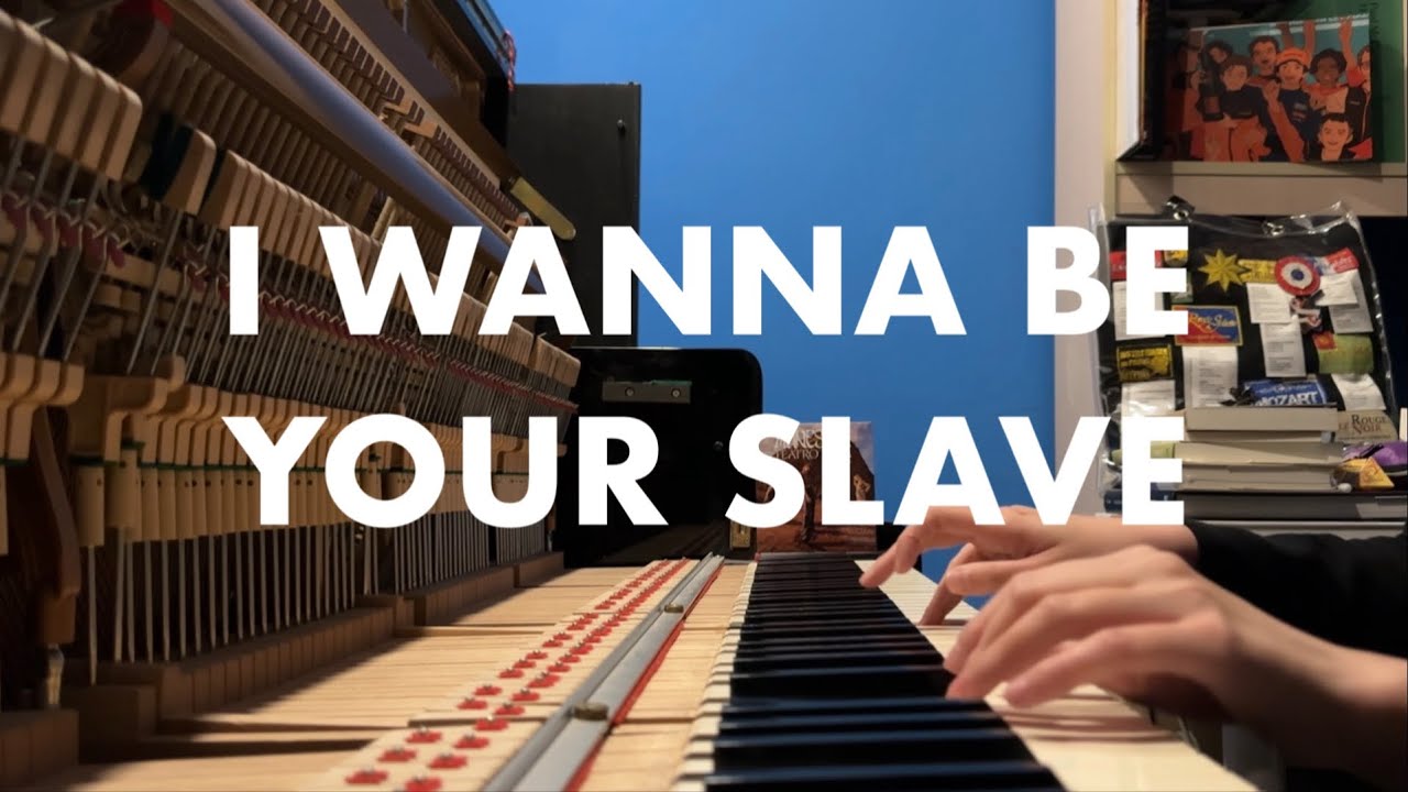 【Piano cover】I WANNA BE YOUR SLAVE - Måneskin