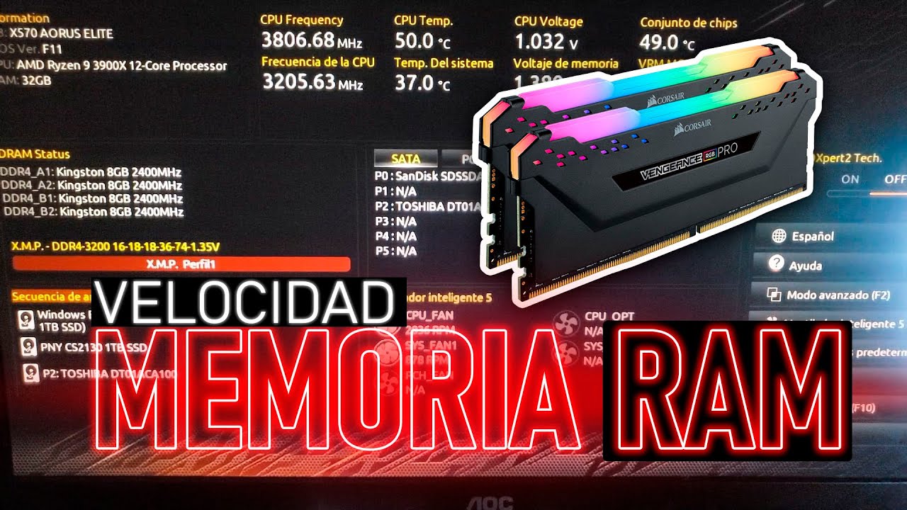 Cambiar VELOCIDAD de MI RAM desde la BIOS | Frecuencia de Memoria Ram