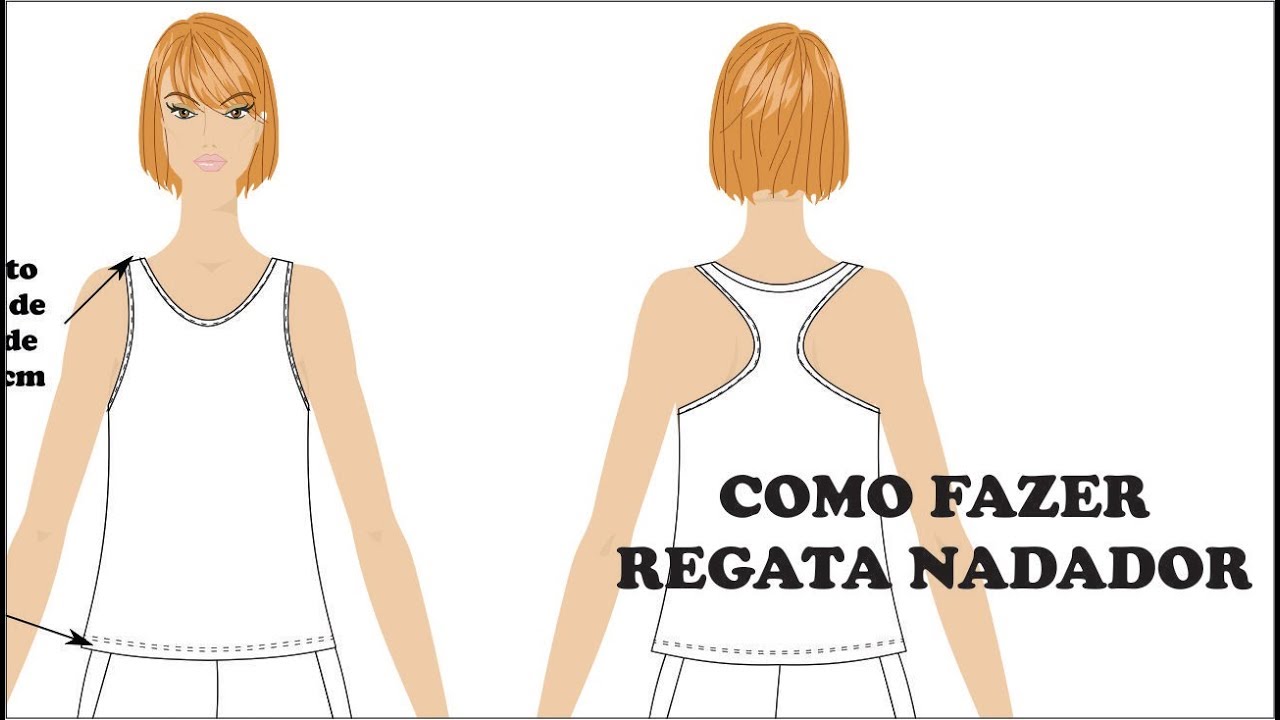 COMO FAZER REGATA NADADOR FEMININA COM CÉLIA ÁVILA