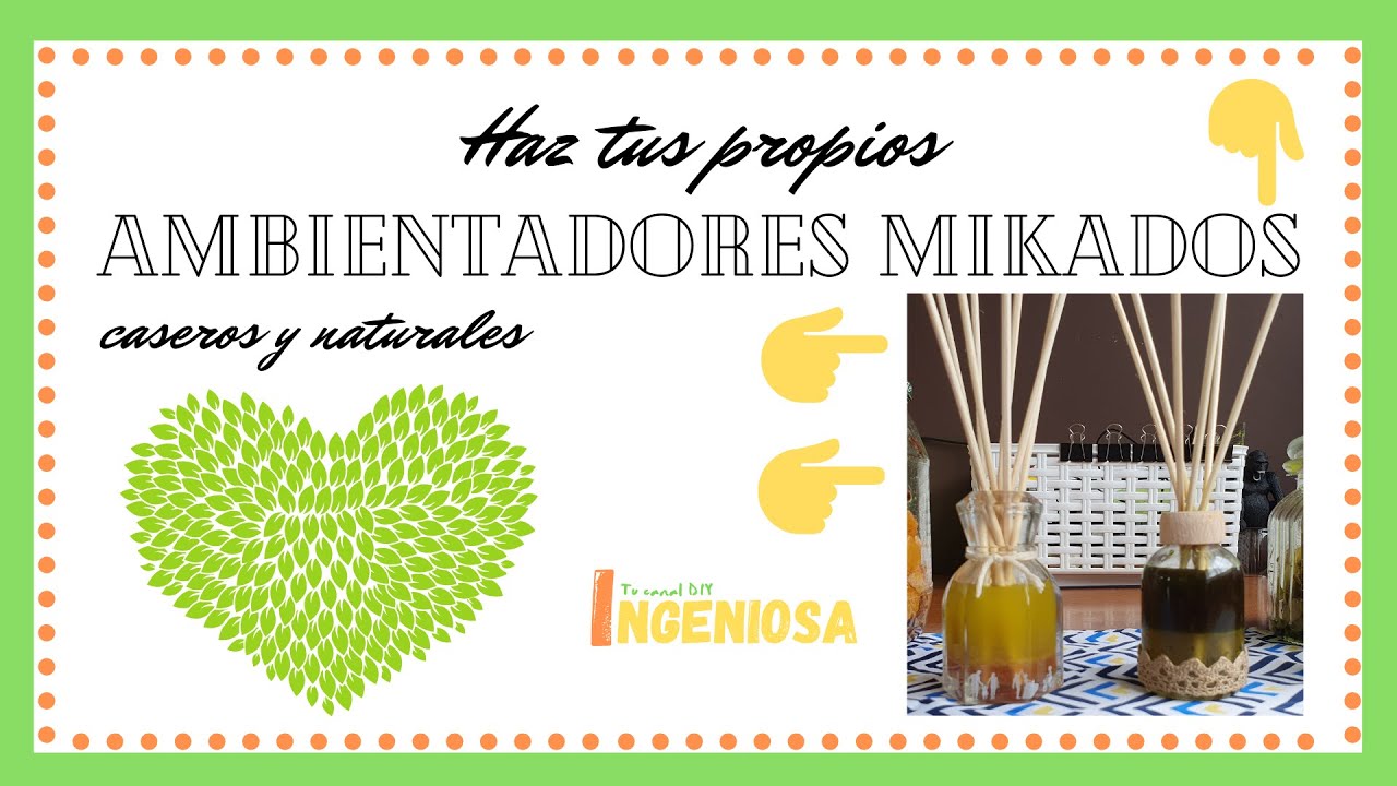 👃🌿Crea tu propio AMBIENTADOR MIKADO CASERO Y NATURAL🌿👃