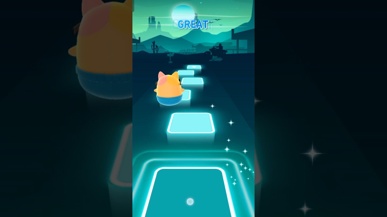 Tiles Hop: EDM Rush 🔥 Epic Music Ball Game | Mobile Gameplay #hoptiles  #hop music ball