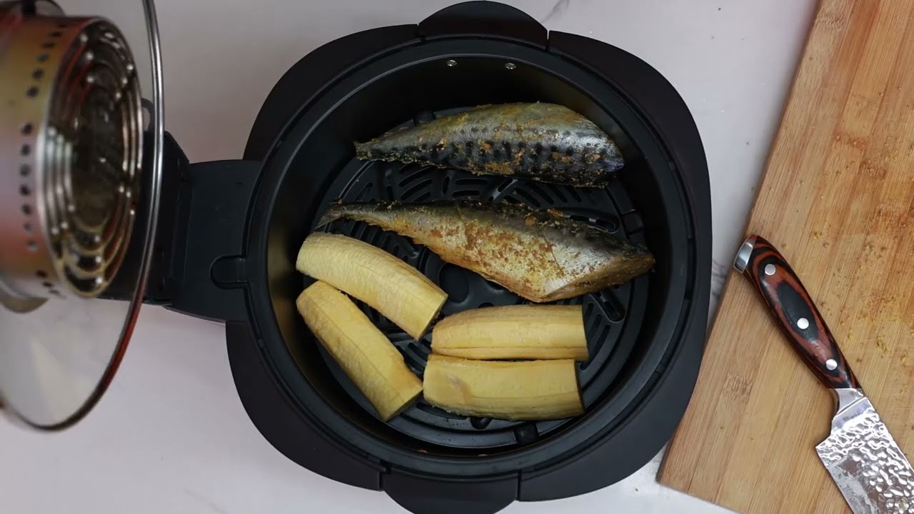 Airfryer Plantain and Fish | Bole and Fish