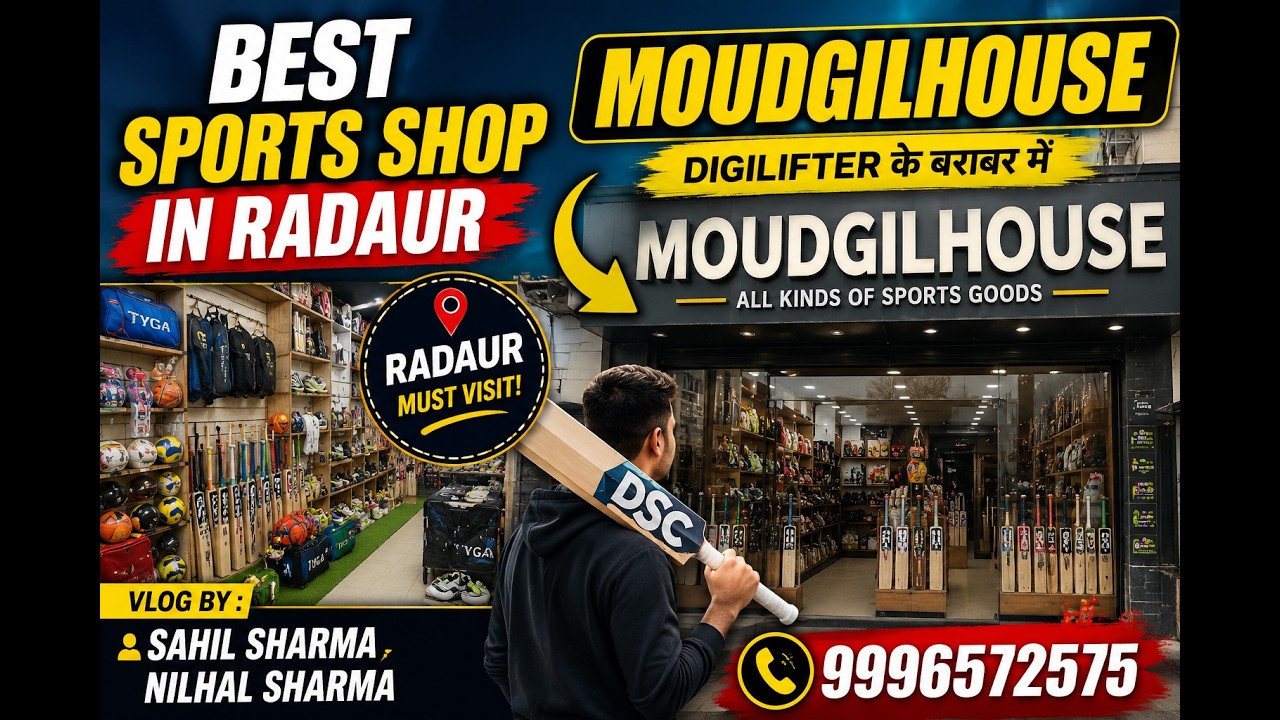 Best Sports Shop in Yamuna Nagar! 🏏 | Sabse Sasta aur Original Sports Gear | Sharma Sports Radaur -