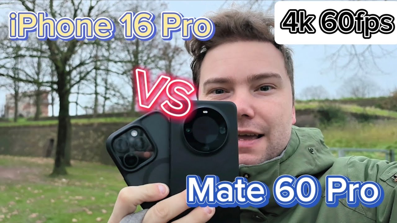 Mate 60 Pro vs iPhone 16 Pro 4k60fps - HarmonyOS Next improved video quality?